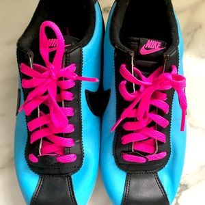 Nike air Cortez Miami blue and pink